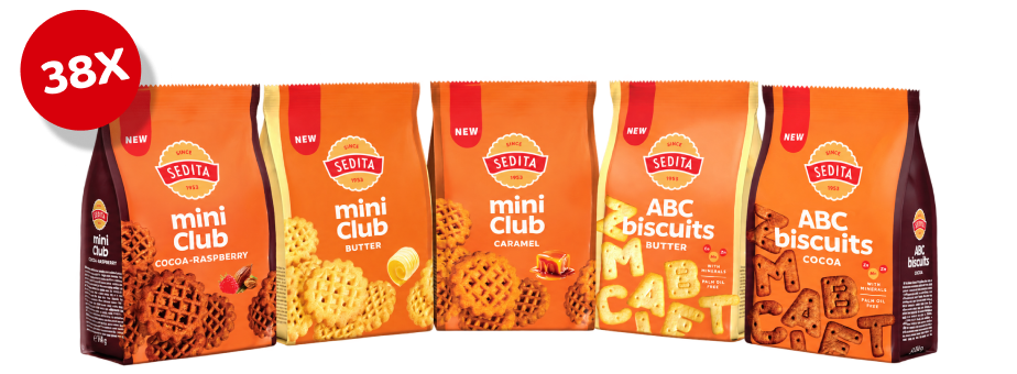 Denná výhra: 45 balíčkov produktov Sedita ABC a mini Club